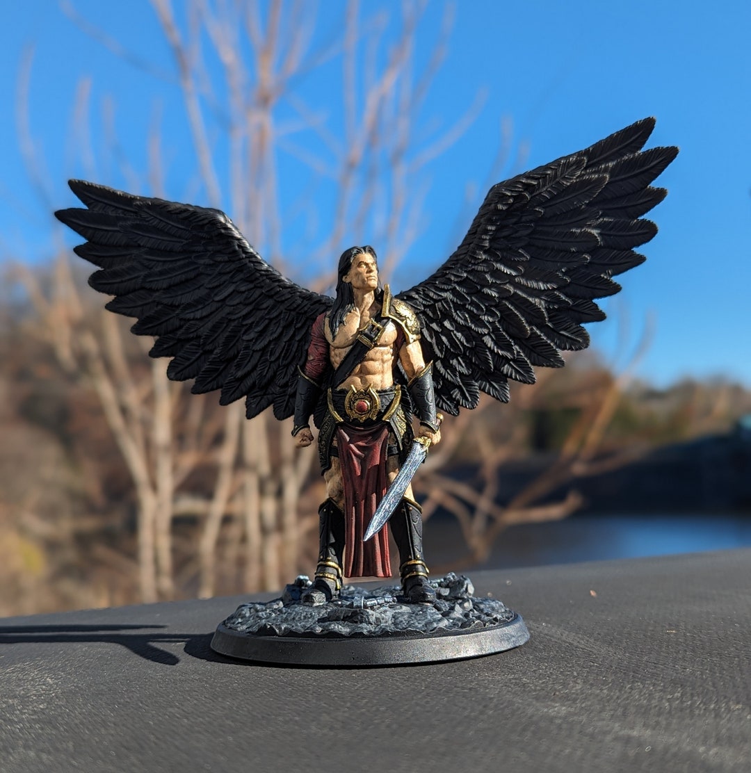 Angelic Warrior Miniature - Etsy