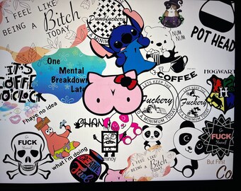 5-100 vinyl stickers