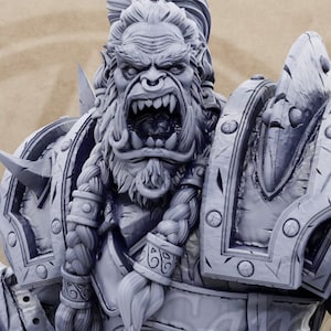 Lord Primo 32mm Scale Orc Miniature Dungeons Dragons Mini DnD - Powerbrokers of the Void - Daybreak Miniatures