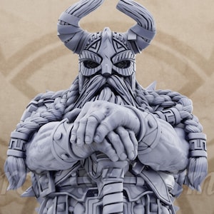 Ukko 32mm Scale Dwarf Miniature Dungeons Dragons DnD Mini - Dwarfs of the Dark Deep - Daybreak Miniatures