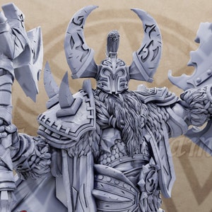 Klaus 32mm Scale Oathbreaker Paladin Chaos Knight Miniature Dungeons Dragons DnD Mini - The Order of Greybone - Daybreak Miniatures