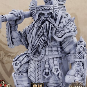 lmar Hakka 32mm Scale Dwarf Miniature Dungeons Dragons DnD Mini - Dwarfs of the Dark Deep - Daybreak Miniatures