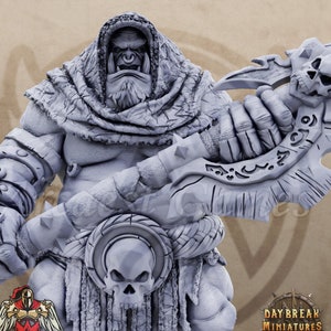 Skidz Hood 32mm Scale Orc Miniature Dungeons Dragons Mini DnD - Zeithammer&#39;s Green Brigade - Daybreak Miniatures