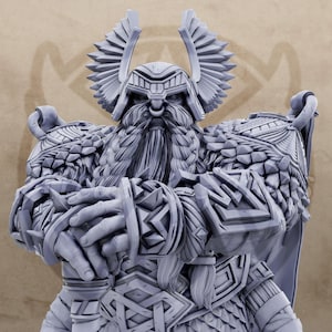 Judge Sindri 32mm Scale Dwarf Miniature Dungeons Dragons DnD Mini - Deviant Dwarves of the Pandemonium - Daybreak Miniatures