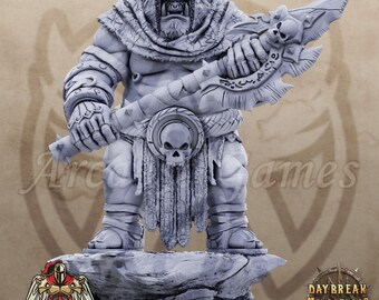 Skidz Hood 32mm Scale Orc Miniature Dungeons Dragons Mini