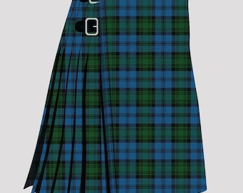 Scottish Kerr Hunting Tartan  Kilt Men's Handmade Traditional 8 Yard Kilt