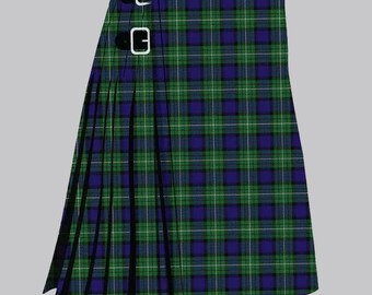 Handmade Scottish Alexander Tartan Kilt: Traditional Acrylic Wool