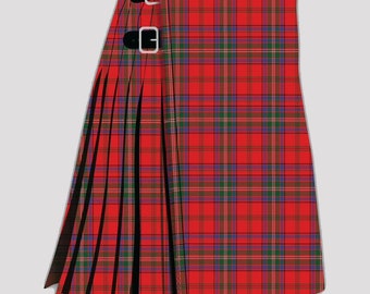 Kilt escocês McClure Family antigo xadrez feito à mão