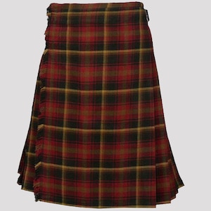 Schottischer traditioneller handgemachter Ahornblatt-kanadischer Tartan-Kilt für Männer benutzerdefinierte Größe Kilts