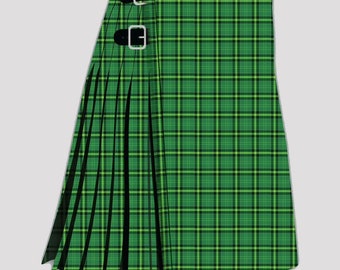 Kilt escocés de tartán de la familia Duffy, hecho a mano - 8 yardas de lana acrílica