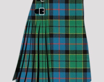 Handgemachte schottische Forsyth Tartan Kilt - 8 Meter Acrylwolle