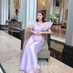 Pre-made Modern Vietnamese Ao Dai Tet, Áo dài cách tân qipao cheongsam, luxury ao dai wedding ao dai new year ao dai