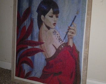 Geisha Cross-stitch