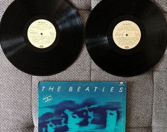 2LP The Beatles 1983 RARE MEXICO Canciones de amor LEMBT75 unique cover to Spain and Mex 'like your see in tv' gatefold green and blue