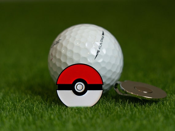 Balanced Co. Lustiger Golfhut-Clip Mit Magnetischem Ballmarker – Emaille-Accessoire Für Golfer