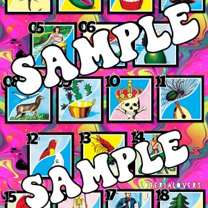 Digital loteria board