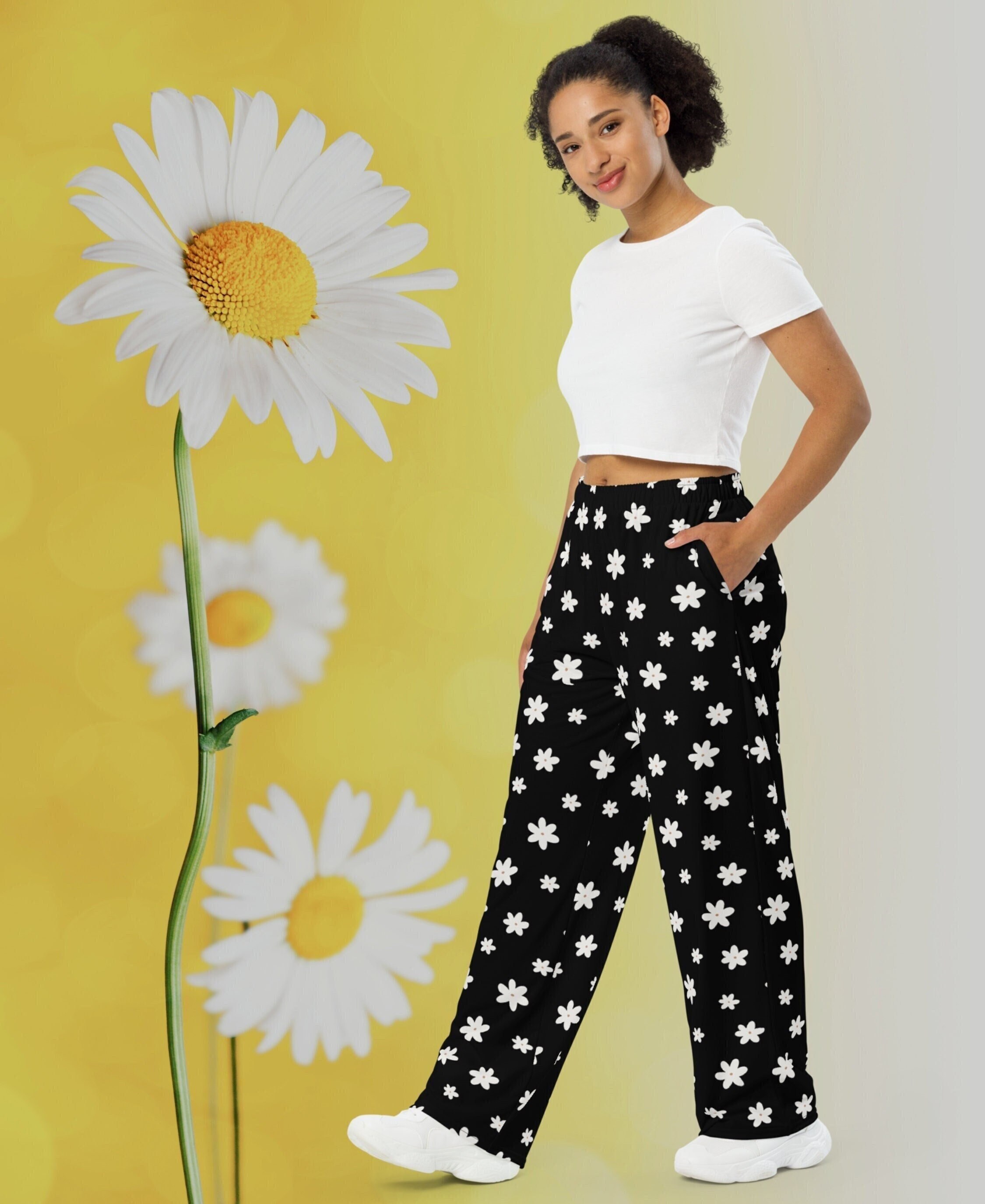Daisy Flower Pants - Etsy