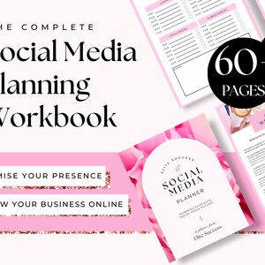 Small Business Social Media Planner | Social Media Planner, Business Planner, Content Planner, Content Calendar, Small Business, Instagram