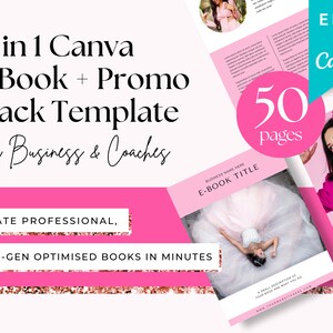 ebook Template Business Coaching Canva | Canva Template, Workbook Template, Coaching Template, Coaching Business, Ebook Template Canva,eBook