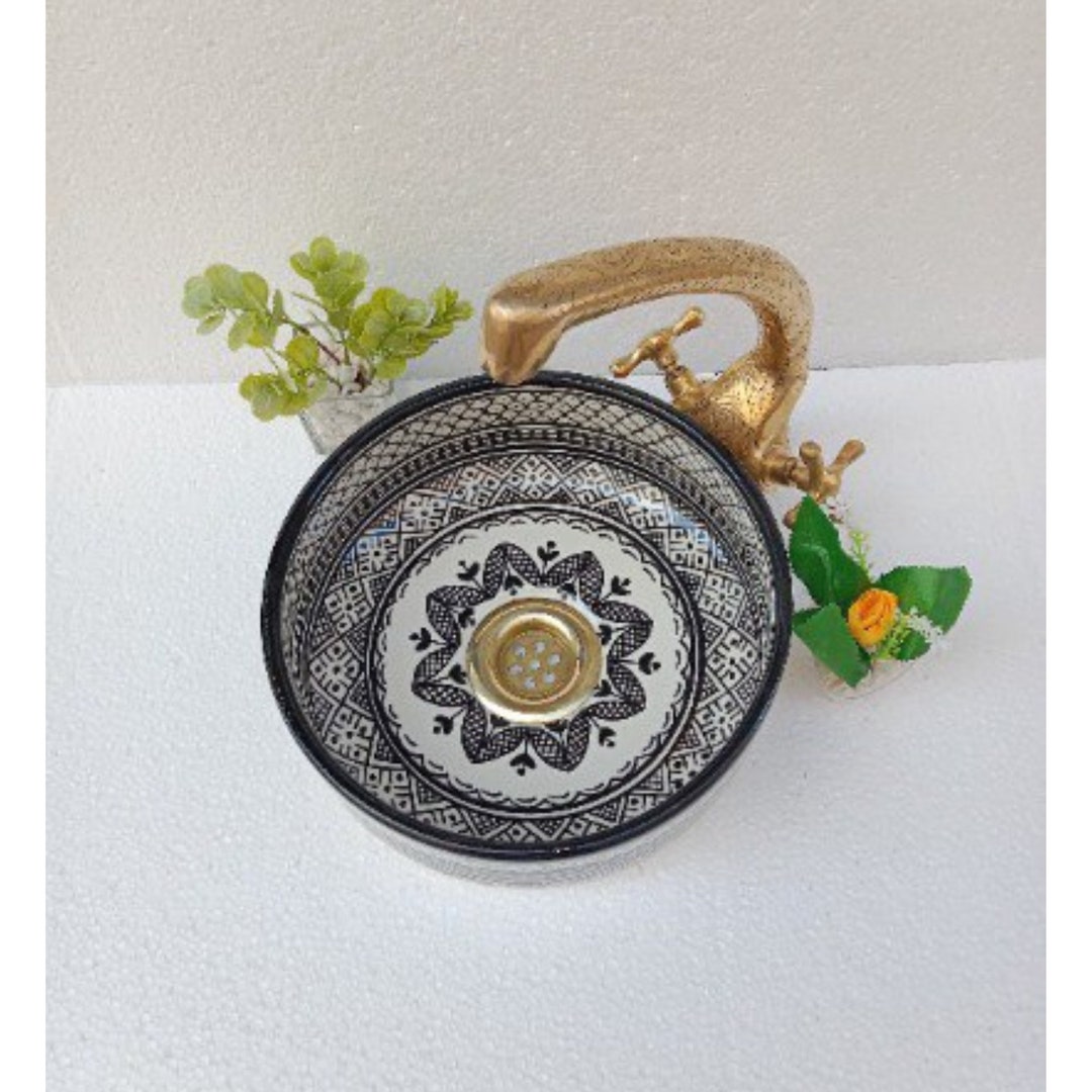 Basin Bathroom Sink Vintage Porcelain /bathroom Counter,artisan