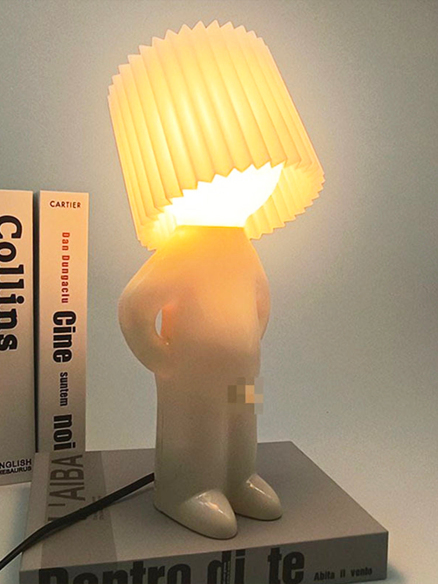 Little Shy Man Lamp, Funny White Elephant Gifts, Gag Gifts for Adults,  Funny Lamp, Hilarious Gifts for Friends, Table Lamp, Funny Home Decor 
