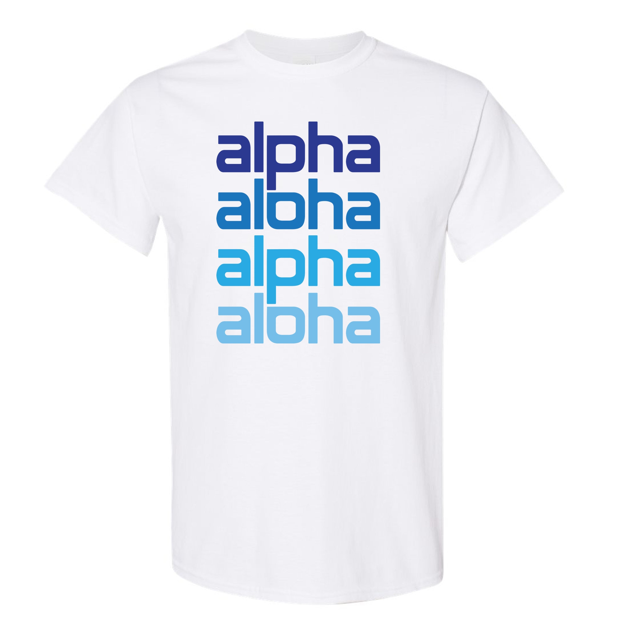 Alpha Aloha Repeat Graphic Unisex T-shirt - Etsy