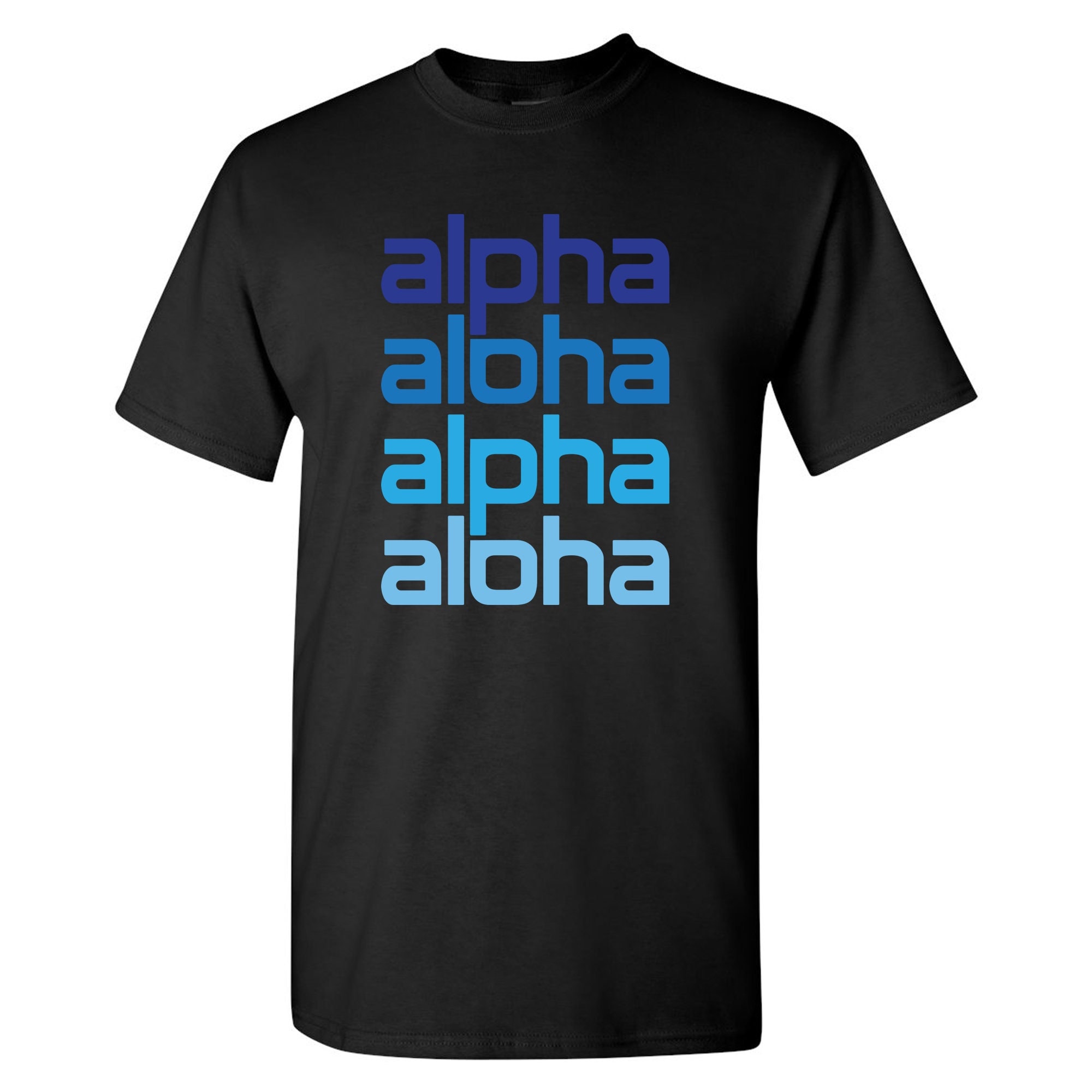 Alpha Aloha Repeat Graphic Unisex T-shirt - Etsy