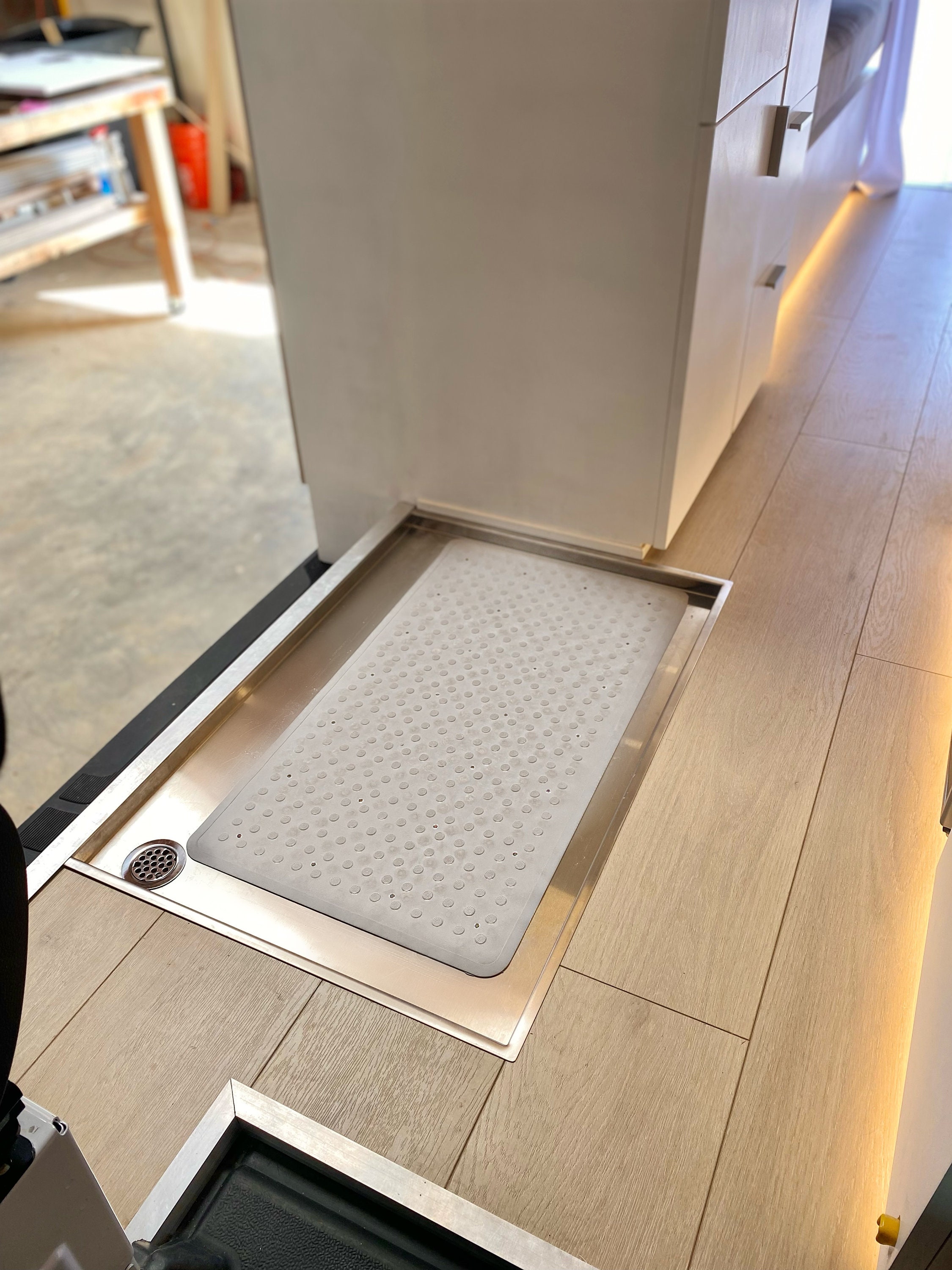 Camper Van Recessed Hidden Indoor Shower Pan Etsy