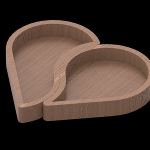 Heart Tray 01 - 3D STL And Other Editable Files