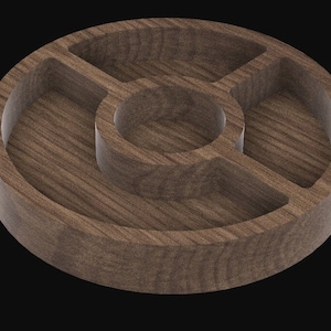 Circle Tray 02 - 3D STL And Other Editable Files