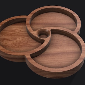 Circles Tray 01 - 3D STL And Other Editable Files