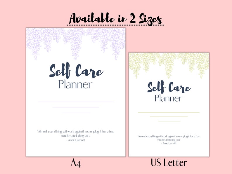 Self Care Planner Printable, Mindfulness Journal, Self Care Journal Bundle, Wellness Planner Bundle, Mental Health Worksheet Kit image 9