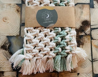 Macrame coasters