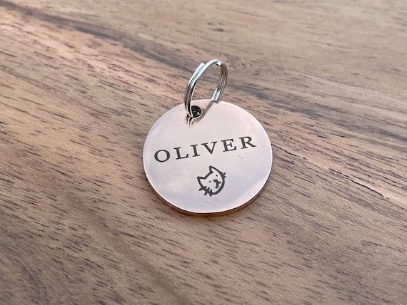 Cat Tags for Cats, Cat Tag Canada, Custom Cat Tags, Cat Name Tags, Personalized Cat Tags, Cat Collar Tag, Engraved Cat Tag, Pet Address Tag