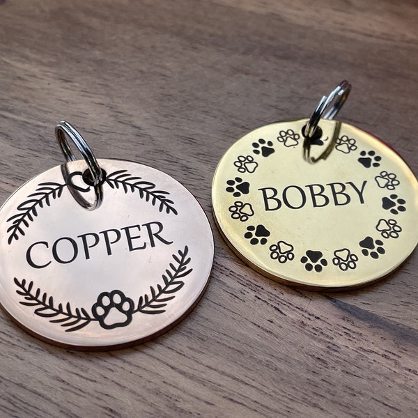 Dog Tags for Dogs, Dog Tag Canada, Custom Dog Tags, Dog Name Tags, Dog ID Tags, Dog Collar Tag, Pet Address Tag, Puppy Tag, Engraved Dog Tag