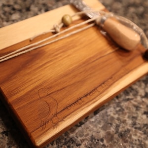 Don't Feed the seagulls Engraved Sustainable Teak Butter/Cheese Board