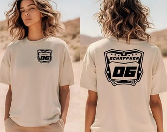 Custom Girl Motocross Race Shirt Matching Family Dirt Bike Shirt Adult Racing Shirt Personalized Moto Plate Men T-Shirt Dirtbike Kid Gift