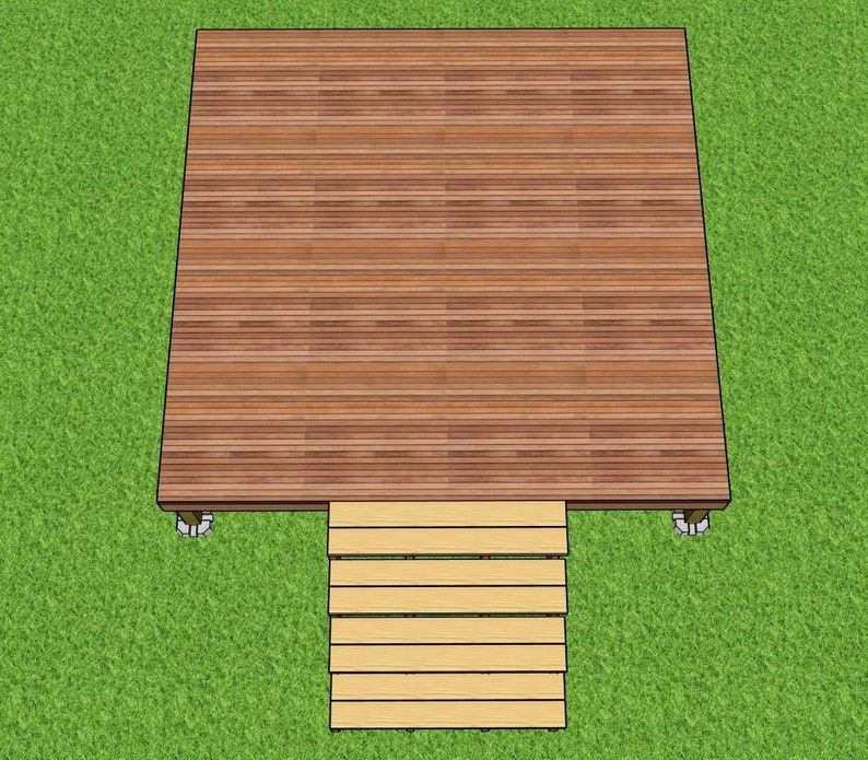 Elegant 10 X 10 Deck Plans Pictures