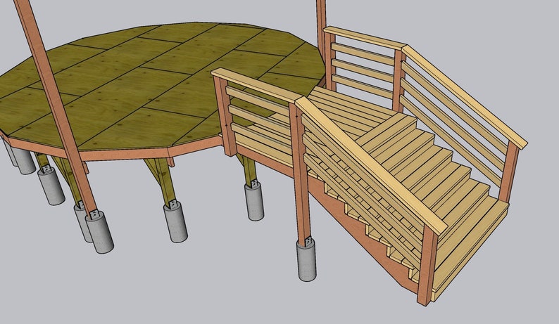 8M Geodesic Dome DIY Deck Building Instructions w Materials and Cut List image 4