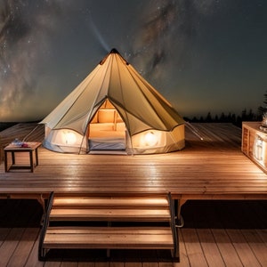 30x30 DIY Deck Building Plans for 6M, 5M, 4M Bell Tent