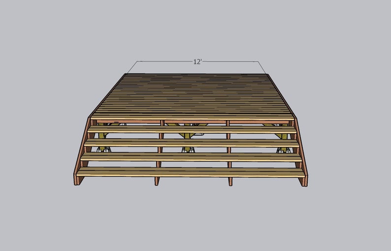 12x12 Wall Tent Complete Deck Building Instructions Etsy