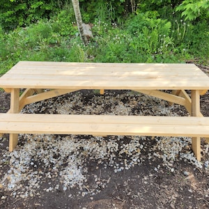 8 Foot Picnic Table DIY Building Plans