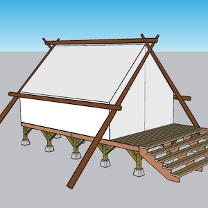 12x20 Wall Tent Deck Building Instructions