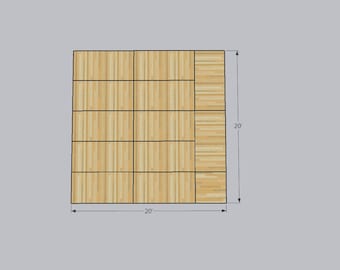 20&#39;x20&#39; Dance Floor Building Instructions and Material List