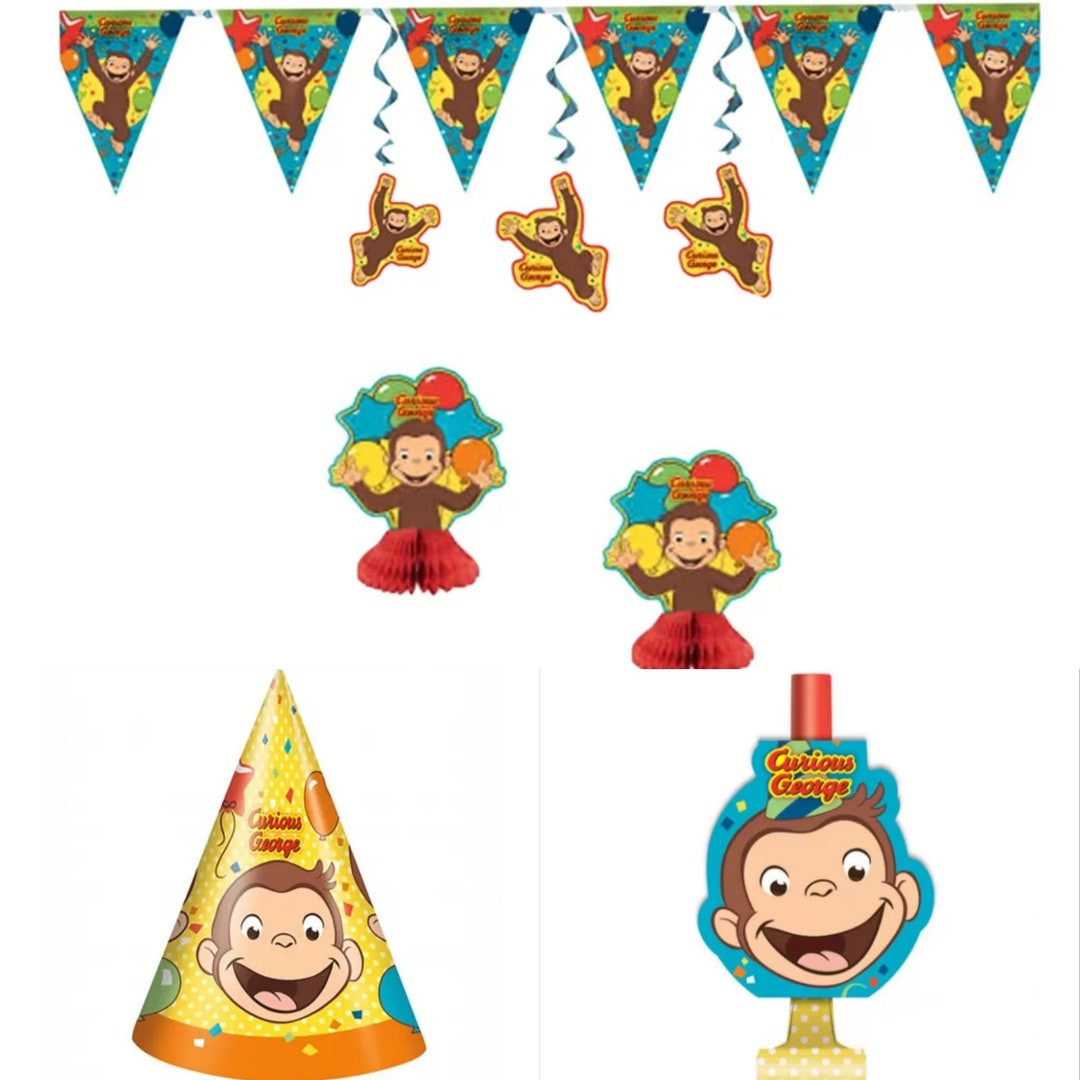 Curious Party Supplies 8 Count Party Hats and Blow Etsy