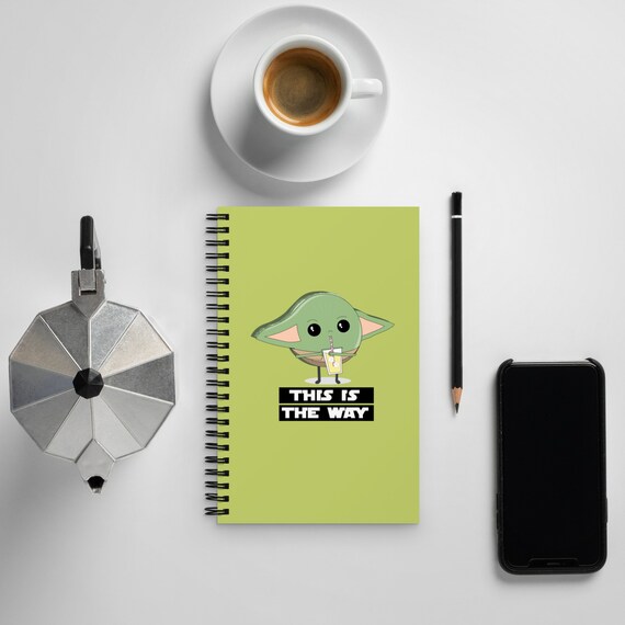 Baby Yoda Spiral Notebook Star Wars Macaron Notebook Etsy