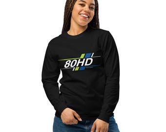 Camisa de manga larga de tejido grueso teñido en prenda de 80HD Motorsports