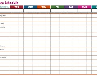 Chore Chart - PDF