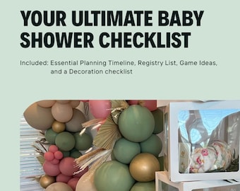 Ultieme babyshowerplanner