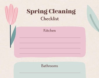 Checklist voorjaarsschoonmaak